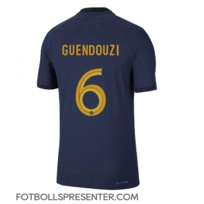 Frankrike Matteo Guendouzi #6 Hemma Matchtröja VM 2022 Kortärmad